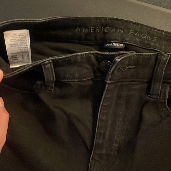 American Eagle Black Jeggings Size 10 - Picture 2 of 3